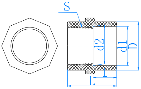 CPVC内丝直接 Famale Adaptor (PN16)