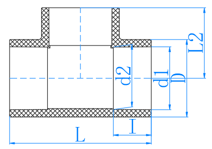 CPVC正三通 Tee (SCH80)