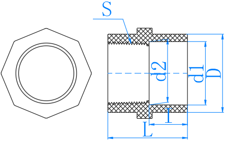 CPVC内丝直接 Famale Adaptor (SCH80)