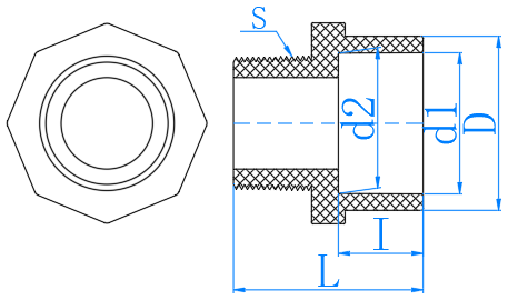 UPVC外丝直接 Male Adaptor (PN16)