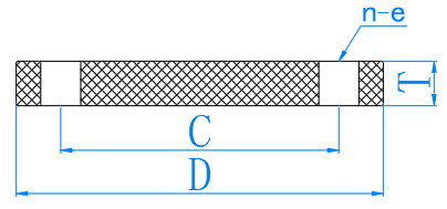 CPVC 法兰盲板 Blind Flange (PN16)