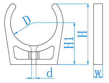 UPVC管卡 Bracket (DIN)